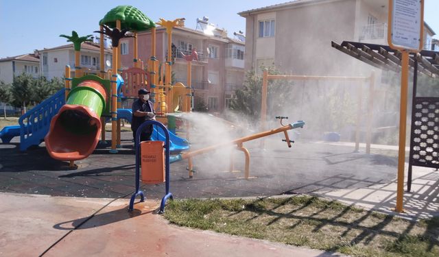 Kozaklı’da keneye karşı ilaçlama