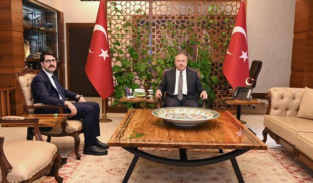 Ürgüp’ün yeni kaymakamından Vali Fidan’a ziyaret