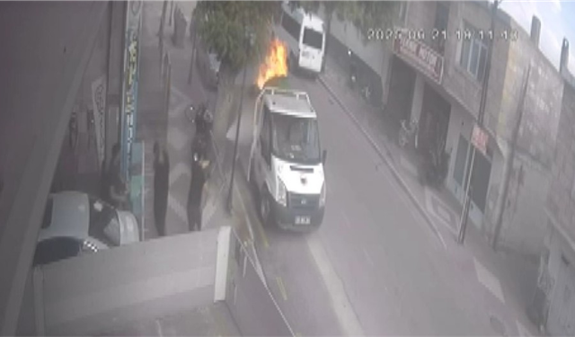 Jeneratör bir anda alev aldı tamirci yaralandı