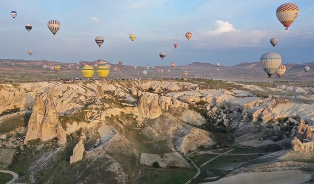 Kapadokya’da 5 ayda 271 bin kişi balona bindi