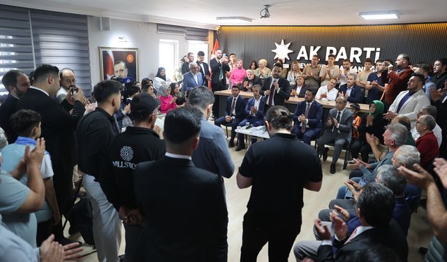 AK Parti Teşkilatında bayram coşkusu yaşandı