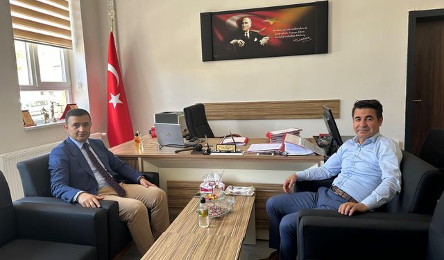 Kaymakam Bilici’den Savcı Açıkgöz’e veda ziyareti