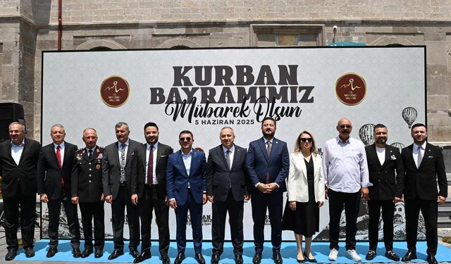 Nevşehir’de bayramlaşma töreni yapıldı