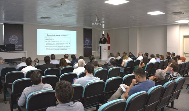 Hastane yöneticilerine iş sağlığı bilgilendirmesi