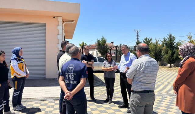 İl Sağlık Müdürü Tartar’dan saha incelemesi