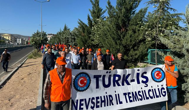 Türk-İş Nevşehir’den zam protestosu