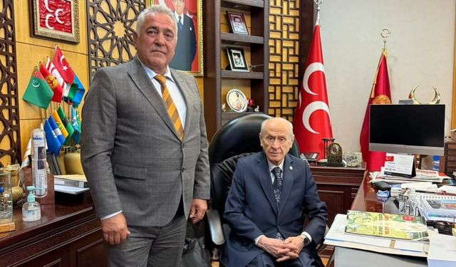 Başkan Eren, MHP Genel Başkanı Bahçeli ile görüştü