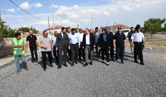 Vali Fidan, Derinkuyu’daki çalışmaları inceledi