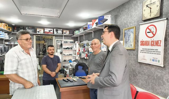 Kaymakam Gültekin esnafları dinledi