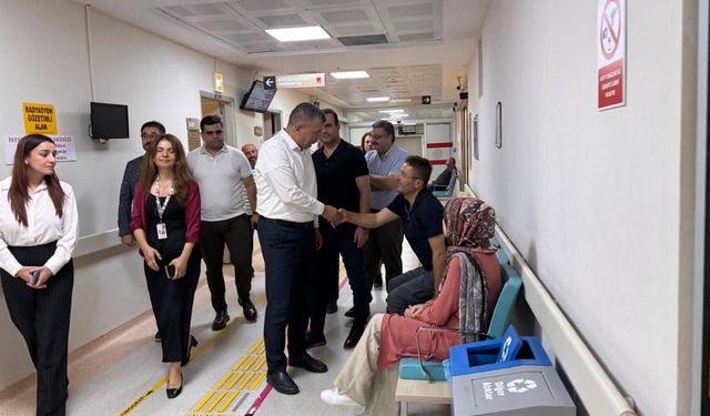 Tartar, Ürgüp’te sağlık çalışanlarını ve vatandaşları dinledi