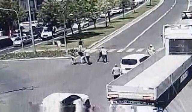 Nevşehir’de trafikte yaşanan kovalamaca karakolda bitti