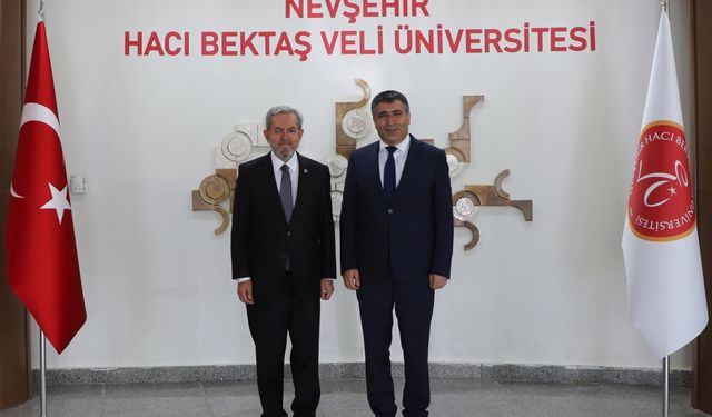 Ankara Üniversitesi Rektörü Ünüvar’dan NEVÜ’ye ziyaret