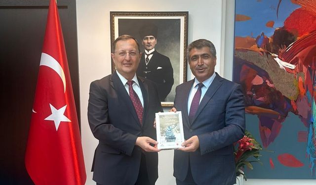 NEVÜ Rektörü Aktekin’den Büyükelçi Turan’a ziyaret