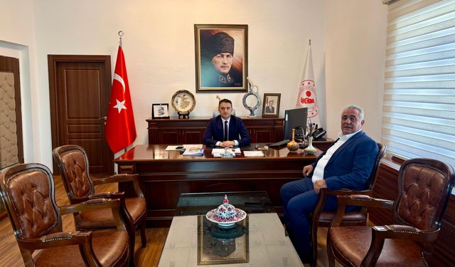 Başkan Eren, Kaymakam Bilici ile görüştü