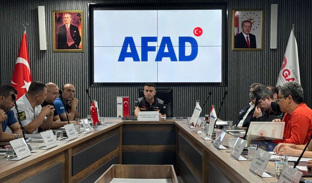 AFAD’da afetlere karşı istişare toplantısı yapıldı