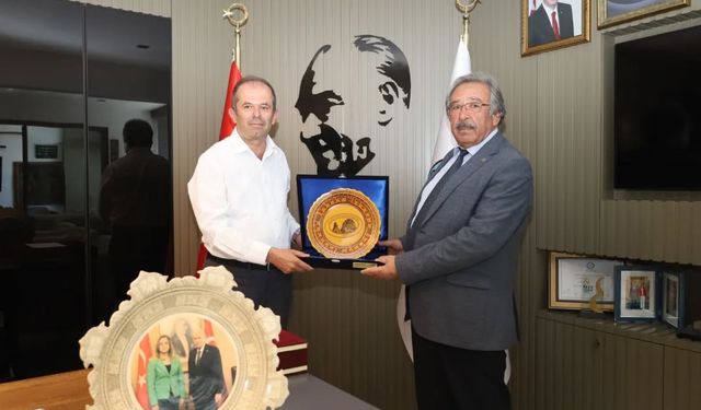 Uçhisar heyetinden Avanos Belediyesine ziyaret