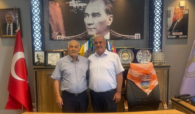 Pınarbaşı, Burdur ESOB Başkanı Sipahi ile görüştü