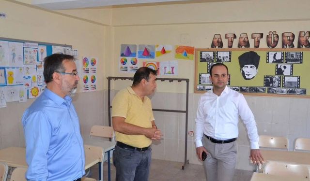 Kaymakam Açar yeni dönem hazırlıklarını inceledi