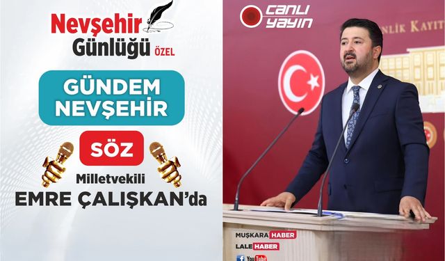 Milletvekili Çalışkan soruları yanıtlayacak