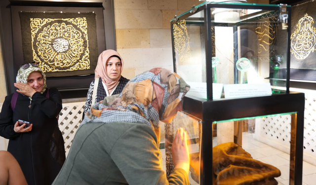 Kutsal emanetler Nevşehirlinin yoğun ilgisine uğradı