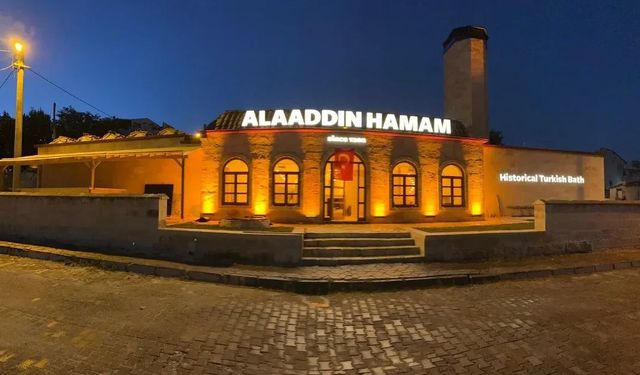 Tarihi Alaaddin Hamamı yeniden açılıyor