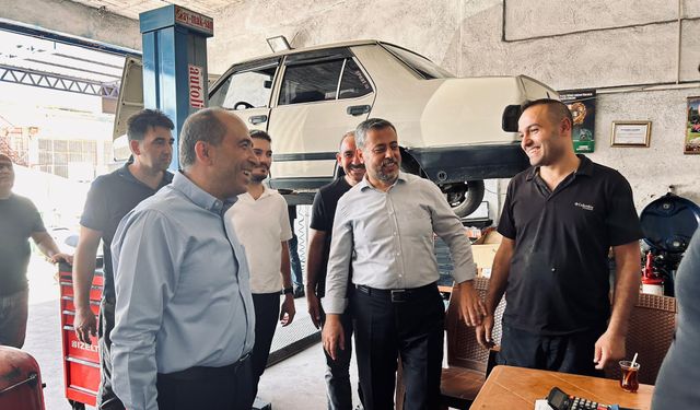 Milletvekili Özgün sanayi esnafıyla buluştu