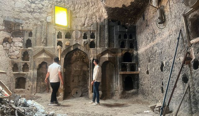 600 yıllık ibadethane gün yüzüne çıkarıldı