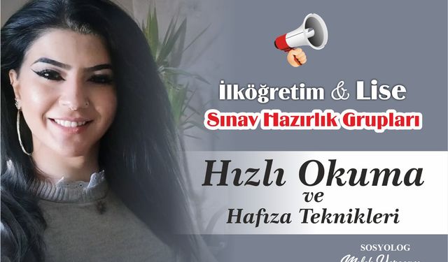 Yorgancı hızlı okumanın püf noktalarını anlattı