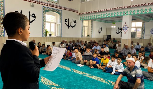 Yaz boyu Kur’an eğitimi gören çocuklara büyük sürpriz