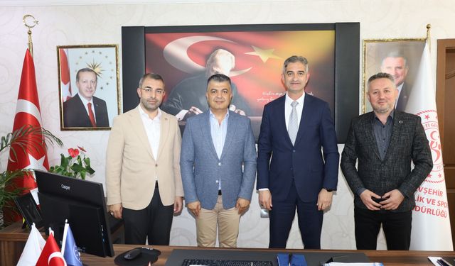 Başkanlardan Fırat ve Keskin’e hayırlı olsun ziyareti