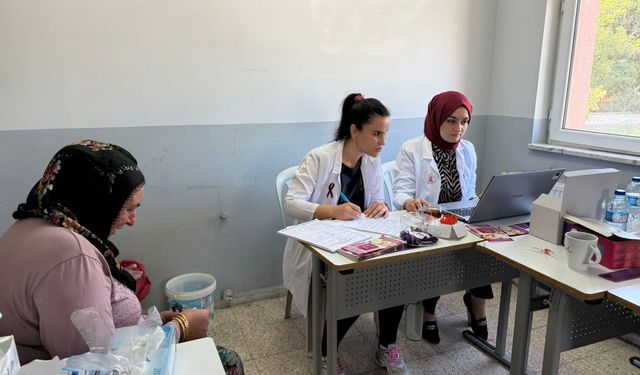 Sulusaray’da kanser tarama uygulaması yapıldı