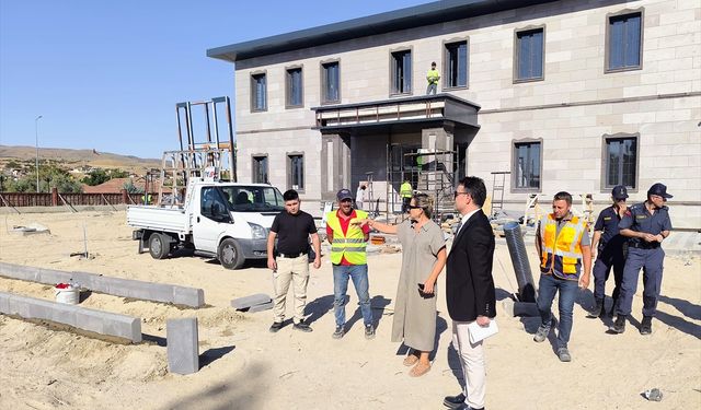 Kaymakam Bilici’den hükümet konağı inşaatına inceleme