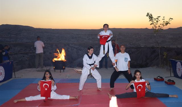 Sporla sanat, tarihle gençlik Kapadokya’da buluştu