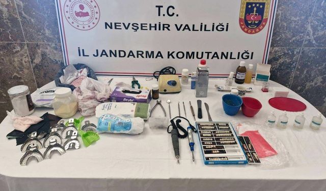 Sahte dişçi yol kontrolünde yakalandı