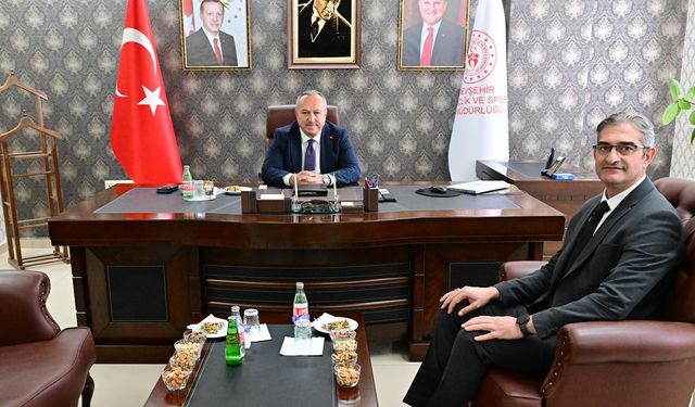 Vali Fidan’dan Gençlik ve Spor İl Müdürü Keskin'e ziyaret