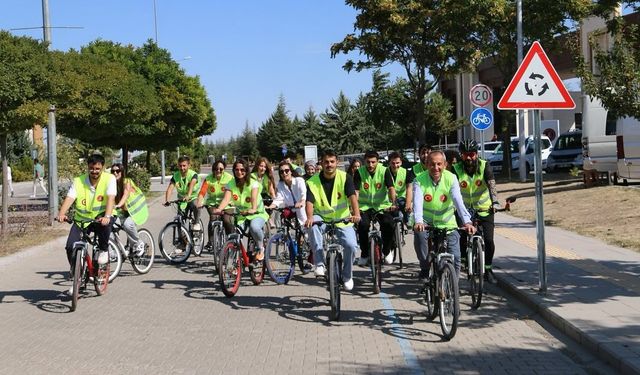 NEVÜ’de pedallar gelecek için çevrildi
