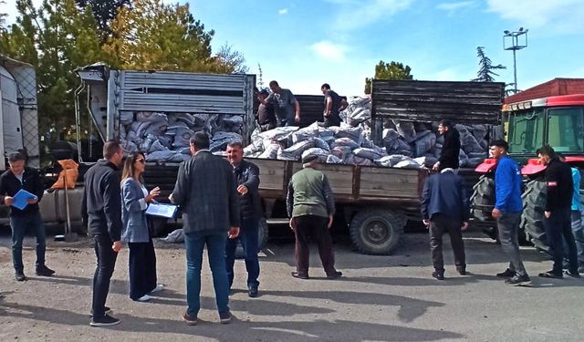 Avanos’ta ihtiyaç sahiplerine kömür dağıtımı başladı