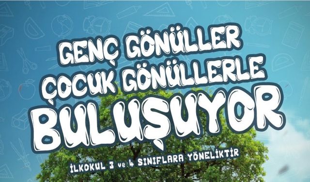 Lise ve üniversite öğrencileri miniklere rehberlik edecek