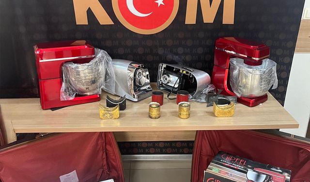 Nevşehir'de film gibi operasyon! Kıyma makinesinden 61 kilo altın çıktı