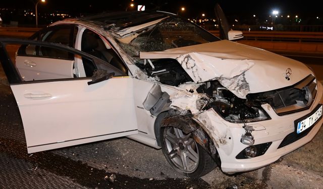 Alkollü aday sürücünün ehliyeti iptal edildi (video)