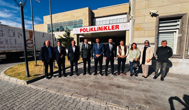 MHP heyetinden ilçe devlet hastanesine ziyaret