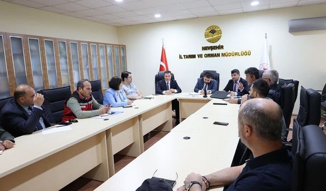 Tarım arazilerinin tespit çalışmaları görüşüldü