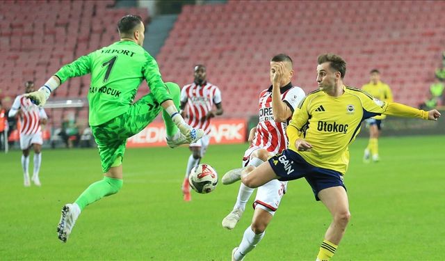 Samsunspor ile Fenerbahçe berabere kaldı