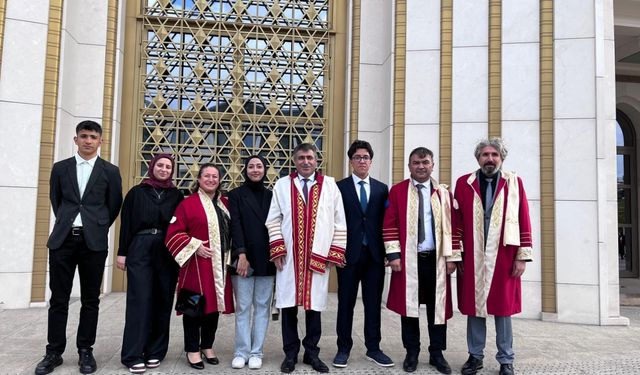 NEVÜ heyeti Beştepe’de törene katıldı