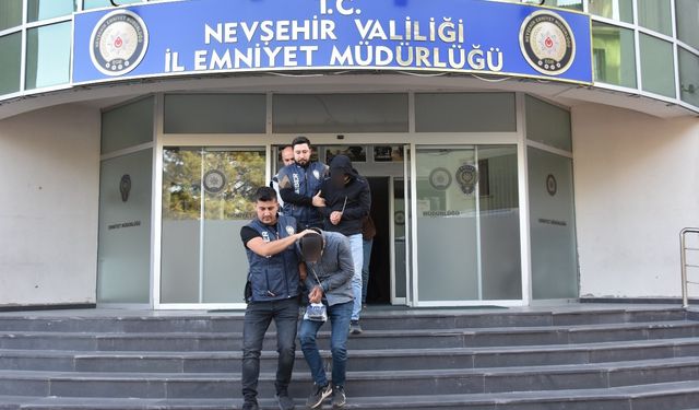 Nevşehir polisi 3 ilde operasyon düzenledi