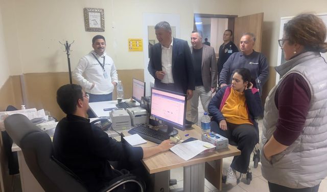 İl Sağlık Müdürü Tartar’dan gece yarısı sağlık mesaisi