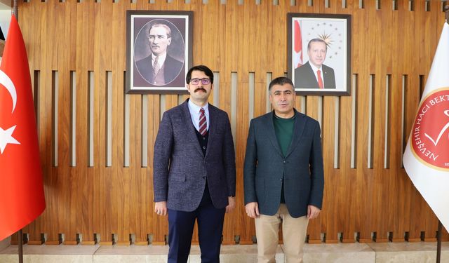Kaymakam Coşkun ile Rektör Aktekin görüştü