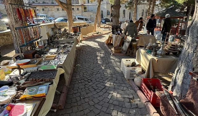 Ürgüp’te antika pazarına yoğun ilgi