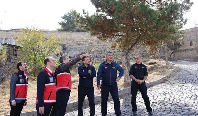 Ürgüp’te kaya düşmesine karşı risk analizi