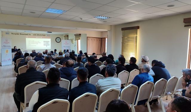 ŞÖNİM eğitimleriyle yükümlüler bilgilendirildi